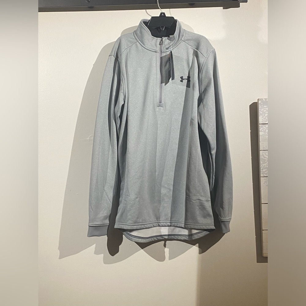 NWT Under armour cold gear half zip pullover size large